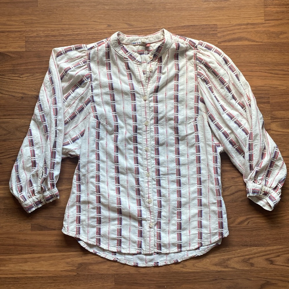 Anthroplogie Pilcro woven blouse - medium